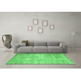thumbnail image 3 of Ahgly Company Indoor Rectangle Abstract Emerald Green Contemporary Area Rugs, 7' x 9', 3 of 4
