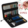 thumbnail image 3 of ODOMY 51 Pcs Drawing Set Sketching Kit, Pro Art Supplies Wood Pencil Sketching Pencils Art Sketch Painting Supplies for Artists Beginners Adults, 3 of 10