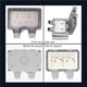 thumbnail image 5 of Enchufe Resistente A La Intemperie Para Exteriores Ip66 Impermeable Europeo 6 Agujeros 15A Interruptor De Carga A Prueba De Lluvia Toma De Corriente Industrial Para Baño Jardín Methold HA018995-00, 5 of 7