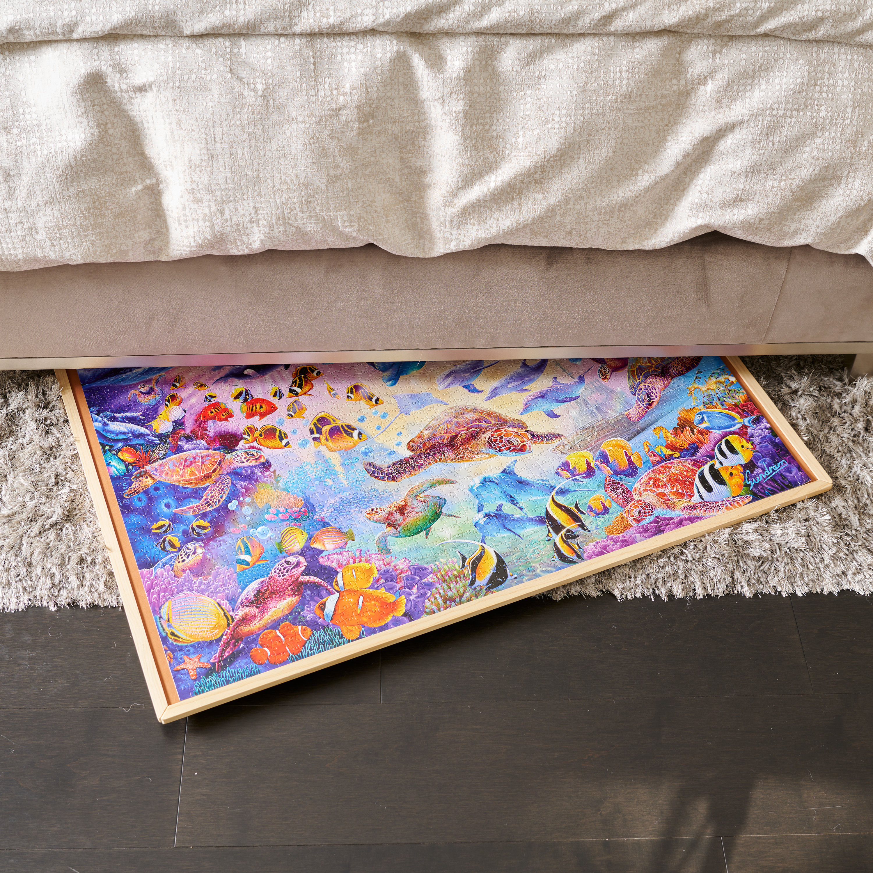 Buffalo Games Jigsaw Puzzle Easel up to 1000-pieces for Adults Ages 14+