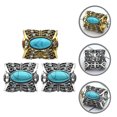 thumbnail image 4 of 3pcs Vintage Hollow Scarf Rings Rhinestone Scarf Clips Retro Shawl Buckle Clasps, 4 of 9
