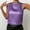 Purple, variant on Elvqul Womens Tank Tops Holiday Black Solid Pullover Sequin Round Neck Ladies Sleeveless Tops