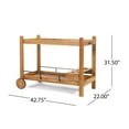 thumbnail image 4 of Acacia Wood - Slat Shelving - Indoor and Outdoor Use - Resistant to Darkening, 4 of 6
