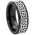 thumbnail image 6 of Celtic Chain Tungsten Carbide Ring, 6 of 9