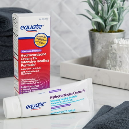 Equate Hydrocortisone Intense Healing Cream, 2 oz