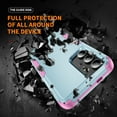 thumbnail image 3 of Rugged Case for Samsung Galaxy S24 Plus,Decase Dual Layer Protective Heavy Duty Cell Phone Cover Military-Grade Shockproof Protection TPU Bumper Tough for Galaxy S24 Plus 2024 Release,Mint/Pink, 3 of 8