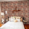 thumbnail image 1 of Patrón De Ladrillo Antiguo Papel Tapiz Autoadhesivo Simulación Papel De Pared De Ladrillo Papel Tapiz De Decoración Del Hogar De Moda A Prueba De Humedad Para Tv Fondo Pared Cocina 1M Vogacara HA044499-03, 1 of 6