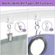thumbnail image 3 of Cortina de techo flexible y plegable, montaje en techo de 9,8 pies, 3 of 7