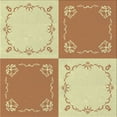 thumbnail image 1 of Ahgly Company Machine Washable Indoor Square Transitional Gold Area Rugs, 3' Square, 1 of 7