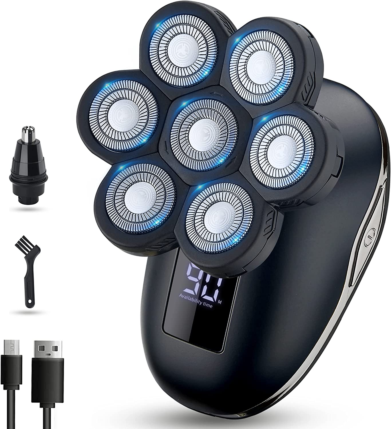 Electric Head Shavers for Bald Men, Upgraded Head Shaver 7 Floating