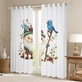 thumbnail image 2 of Castle Fairy Cartoon Gnome Blackout Curtains Set of 2 (52x84 Each),Bird Window Curtains, 2 of 6