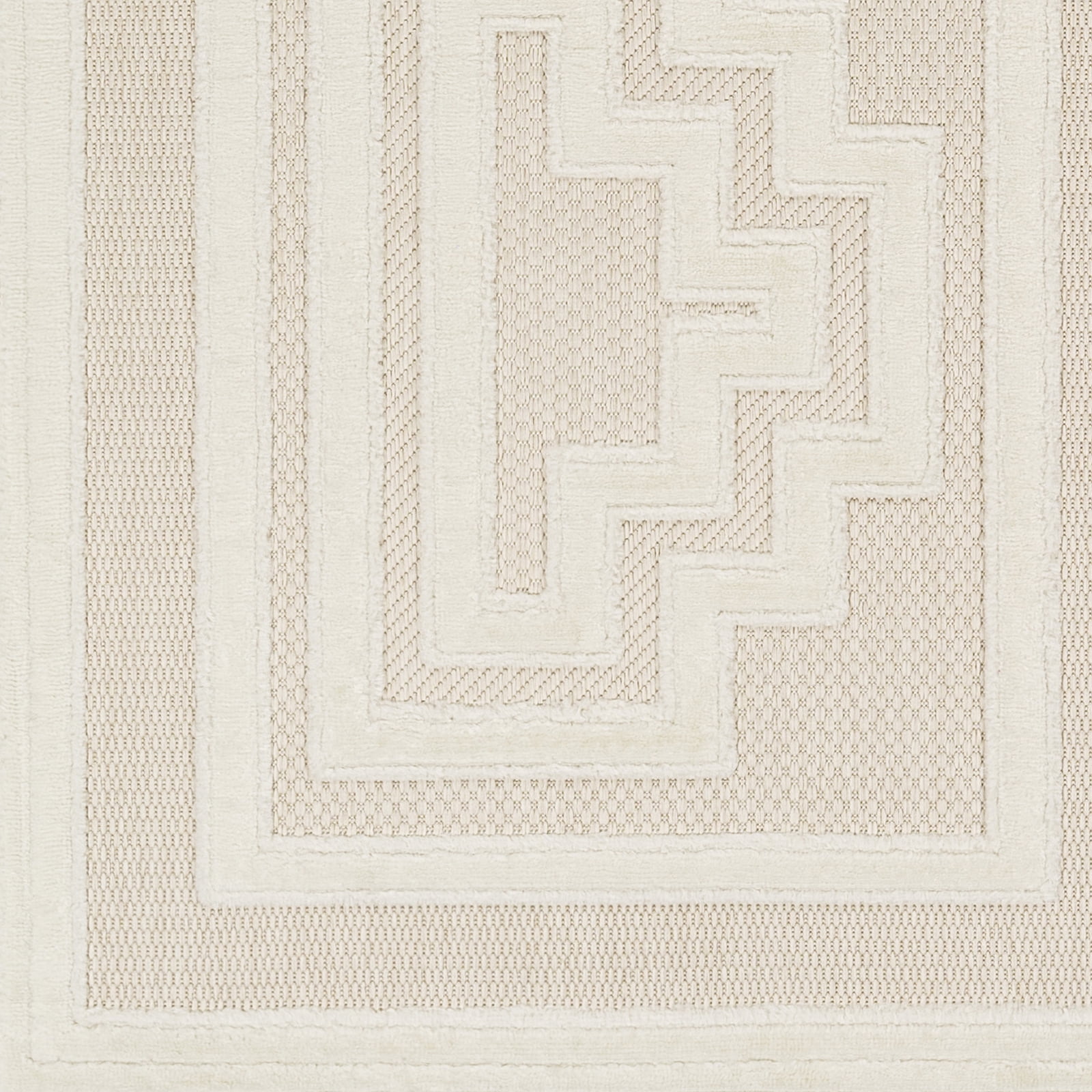 San diego Cream 7' x 9' Indoor/Outdoor Area Rug