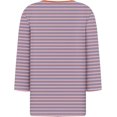 thumbnail image 4 of Womens 3/4 Sleeve T-Shirts V Neck Buttons Tops Neck Cute Tunic Floral Print Tops Basic Tees Blouses Fashion Loose Fit Pullover Casual Basic Shirts, 4 of 4