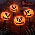thumbnail image 3 of Luces solares de jardín Luces solares al aire libre LED Halloween Luz solar para césped Calabaza 3D para la celebración de días festivos, 3 of 9