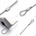 thumbnail image 4 of General Purpose Cable Fixtures, Easy to Use Wire Rope Aluminum Sleeves with Aluminum Crimping Loop Sleeve, Silver Tone (50 Pieces), 4 of 5