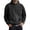 Black, variant on Classic Washed Hoodie Jacket, Oversized Unisex Pullover Sweatshirt with Pockets, Relaxed Fit Solid Color Athletic Basketball Hooded Sweatshirt for Teens and Adults