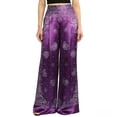 thumbnail image 3 of TaTaai Womens Casual Printed Jumpsuit Sleeveless Stretch Drawstring Waist Elastic Wide Leg Romper for Summer Vacation 1-Pack Gift, 3 of 5