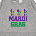thumbnail image 3 of Inktastic Mardi Gras Fleur De Lis Trio Baby Sweatshirt, 3 of 4