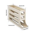 thumbnail image 4 of Distributeur d'Ufs Automatique, Rouleau à Ufs pour Réfrigérateur, Support à Ufs pour 30 Ufs, 4 of 5
