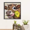 thumbnail image 2 of Pintura de diamante 5D DIY taladro redondo completo girasol y vaca decoración del hogar (K848) JShteea  El nuevo, 2 of 9