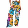 thumbnail image 2 of Stephy Women's New Thin Elastic Loose Large Size Korean Version of Everything Long Trousers Casual Trousers Haren, Black, L, 2 of 5