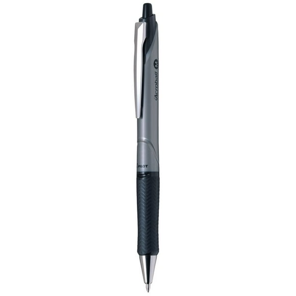 Pilot Acroball Retractable Ballpoint Pen, Medium Point, Black Ink, 1 Count