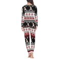 thumbnail image 3 of Conjunto de ropa de dormir de dos piezas para mujer, Jersey versátil, pijama acogedor, pantalones largos de manga larga, ropa de noche de otoño, 3 of 3