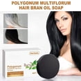 thumbnail image 1 of 100g Polygonum Multiflorum Hair Bran Oil Soap, 1 of 9