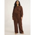 thumbnail image 2 of Joyspun Women's and Women’s Plus Chenille Pull-On Pants, 28” Inseam, Size XS - 3X, 2 of 6