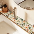 thumbnail image 2 of Yayeee Faucet Mat for Kitchen Sink 30" Diatomite Long Splash Guard Pad, Leaves Pattern, 2 Pack, 2 of 7
