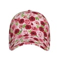 thumbnail image 2 of Naloa Original Classic Low Profile Hat Men Women Baseball Cap Dad Hat Adjustable Unconstructed Rose Flowers Print Cap, 2 of 9
