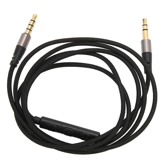 Headphone Extension Cable, Volume Control Earphone Upgrade Cable OFC Cold Resistant For HD558 For HD598 For HD579