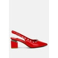 thumbnail image 6 of Hiral Stud Embellished Slingback Sandals, 6 of 10