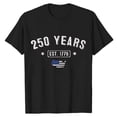 thumbnail image 3 of MuXiKeJi Clothes America 250th Anniversary Shirt Women 4th of July Shirt Patriotic Shirts USA Flag Oversized Tee Tops, 3 of 3
