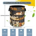 thumbnail image 2 of Cute Cat Laundry Basket Pet Animal Foldable Waterproof Oxford Cloth Funny Tote Bag Laundry Hamper Clothes Storage Bucket Toy Organizer For Bathroom/Laundry Storage/Bedroom, 2 of 9