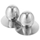 thumbnail image 5 of 2 pomos de repuesto para tapas de ollas, sartenes y otros utensilios de cocina, color plata., 5 of 7