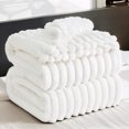 thumbnail image 3 of U by Bedsure White Fleece King Blanket for Couch - Super Soft Cozy Blankets for Women, Girls, 3 of 7