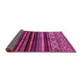 thumbnail image 2 of Ahgly Company Indoor Round Abstract Pink Modern Area Rugs, 7' Round, 2 of 4