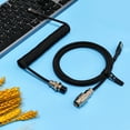 thumbnail image 6 of Double Sleeved Mechanical Keyboard Cable Coiled USB Cable for Enhances Gaming Experience for Gaming Enthusiasts, 6 of 9