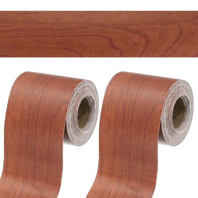 Cinta de reparación de grano de madera de 2 pulgadas x 66 pies, cinta de reparación texturizada autoadhesiva realista para pisos, puertas, mesas, gabinetes y escritorios, madera de roble rojo