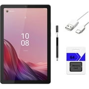 Lenovo Tab M9 9 inch HD Tablet, MediaTek Helio G80 Processor, 3GB RAM, 32GB eMMC + 64GB Memory Card, Android 12, Arctic Grey with Mazepoly Accessories