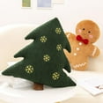 thumbnail image 3 of Callipe Christmas Plush Doll Cute Christmas Tree Gingerbread Man Doll Pillow Soft Sofa Cushion Ornament Fluffy Cartoon Stuffed Animal Pillow Toy Holiday Party Home Decoration Merry Christmas Gift, 3 of 8