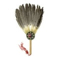 thumbnail image 4 of Chino de Plumas Portátil de Diseño Tradicional Ligero de Mano Elegante para Verano Y Celebraciones Accesorio Decorativo Único M, 4 of 8