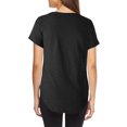 thumbnail image 2 of Ma Croix Womens Lightweight Hipster Round Bottom Short Sleeve Athletic Yoga Tunic T Shirt, 2 of 6