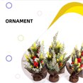 thumbnail image 3 of Bewildely Árbol de Navidad Cono de pino artificial Boda Año Nuevo Decoración de Navidad Hogar Hotel Centro de Ornamento para niños Niños Kits de decoración para fiestas S tipo 1 Bewildely HA070118-01, 3 of 5