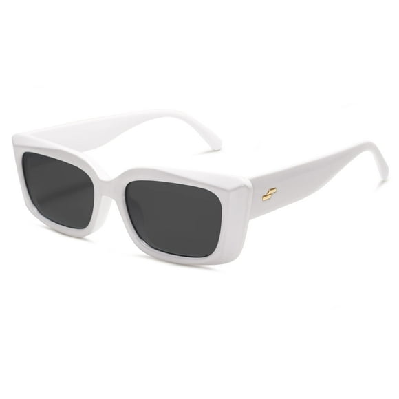 Gafas de sol SOJOS Trendy Rectangular SJ2238 Blancas para Mujer