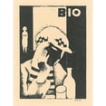 thumbnail image 3 of Mikuláš Galanda 15x18 Black Modern Framed Museum Art Print Titled - Bio (1924), 3 of 5