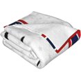 thumbnail image 2 of Manta de forro polar de 127 x 101 cm con diseño de piloto de avión y latidos del corazón, ideal como regalo para hombres y mujeres. Suave y cálida, ideal para sofá cama, cama o sofá. Ideal para todas, 2 of 8