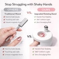 thumbnail image 4 of 2026 Upgraded Rotating Cat Eye Magnet Tool for Nail Art - 360° Adjustable Cylinder Stand with Strong N50 Magnetic Force - Instant Glass Bead & Velvet Effects - Friendly Manicure Tool (Pink), 4 of 8