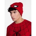 thumbnail image 5 of Spider-Man Men's and Big Men's Graphic Cosplay Tee and Beanie Set, 2-Piece, Sizes XS-3XL, 5 of 6